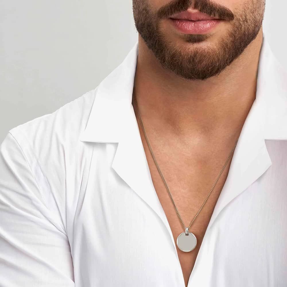 Nomination Sempre Con Me Engravable Hexagonal Disc Necklace