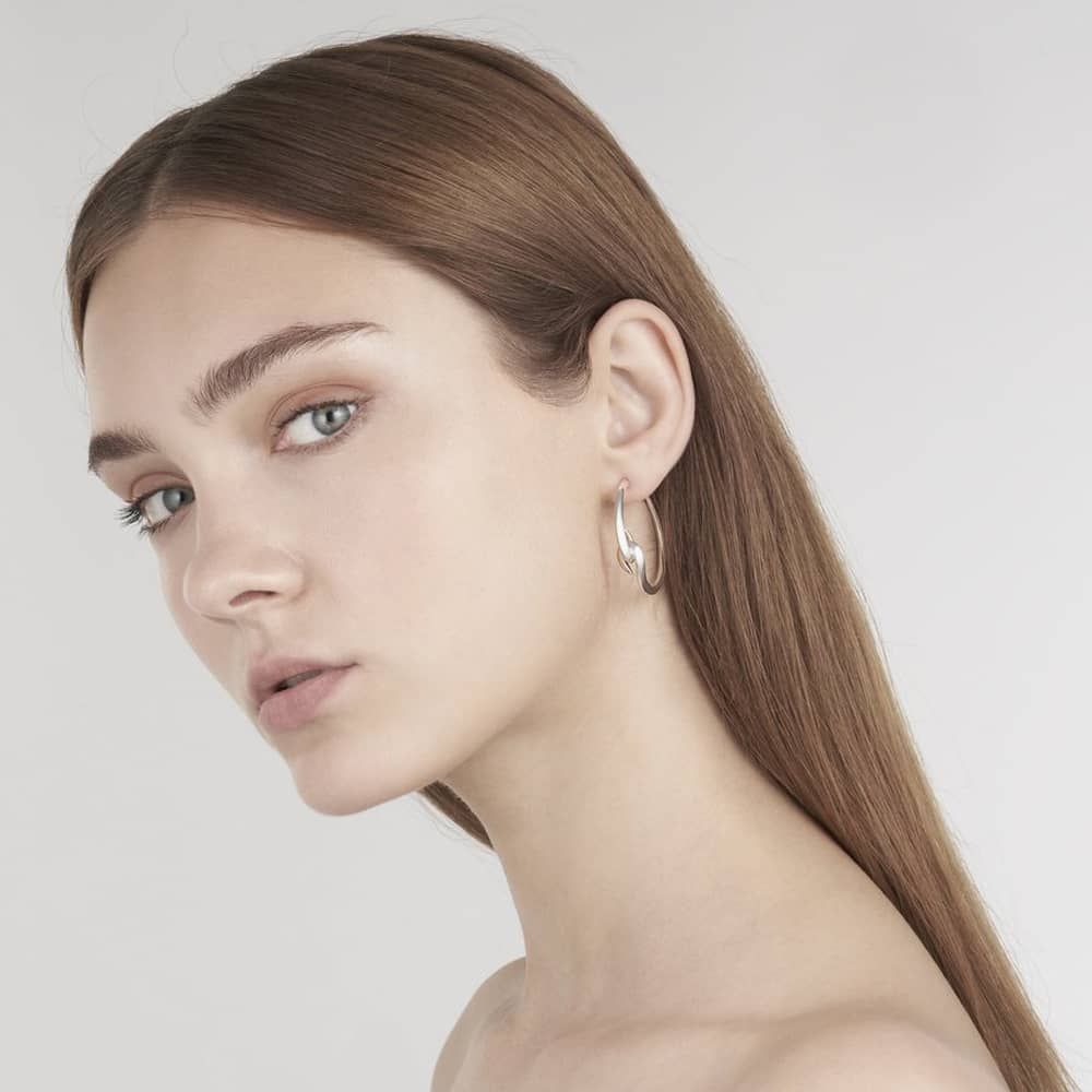 Shaun Leane Hook Hoop Earrings - Silver