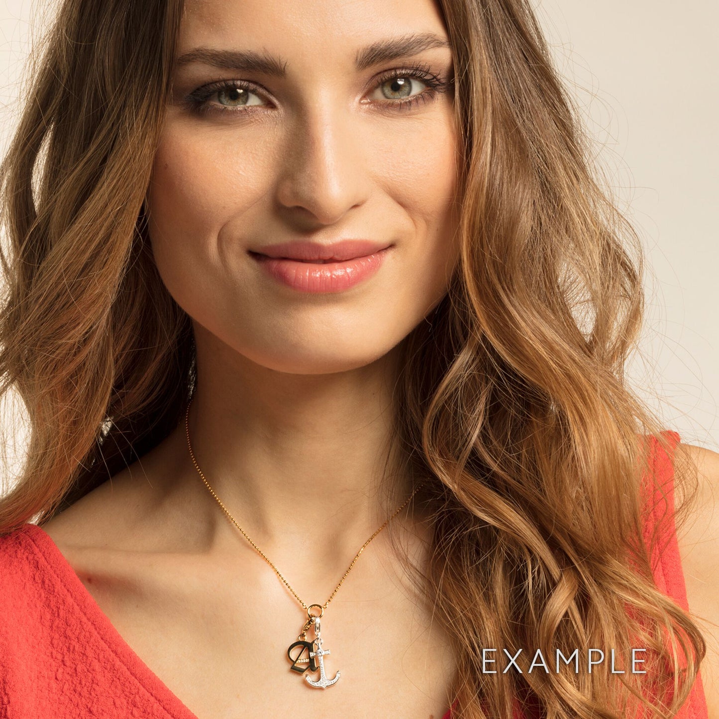 Thomas Sabo Gold Letter o Pendant Charm