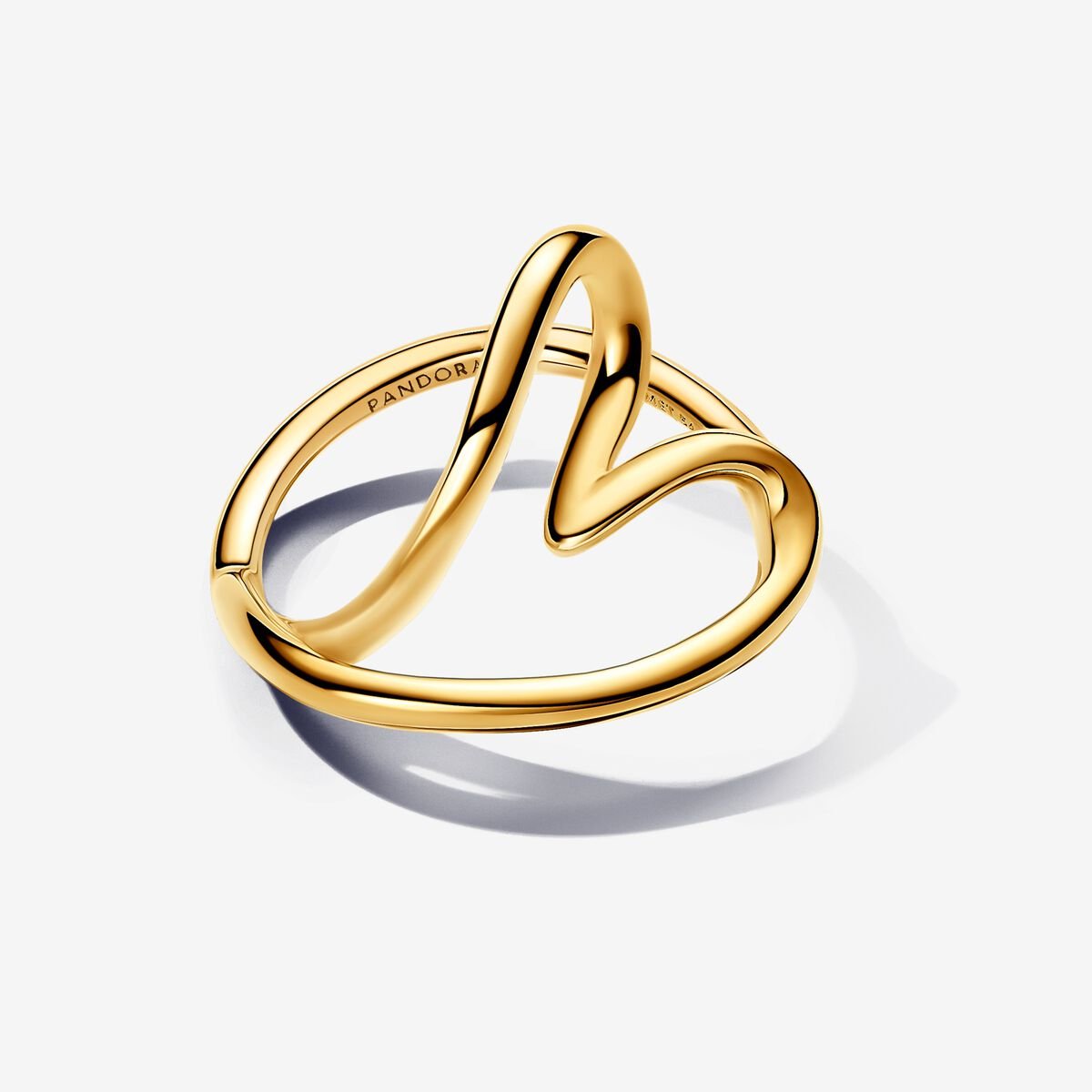 Pandora Essence Organically Shaped Heart Ring