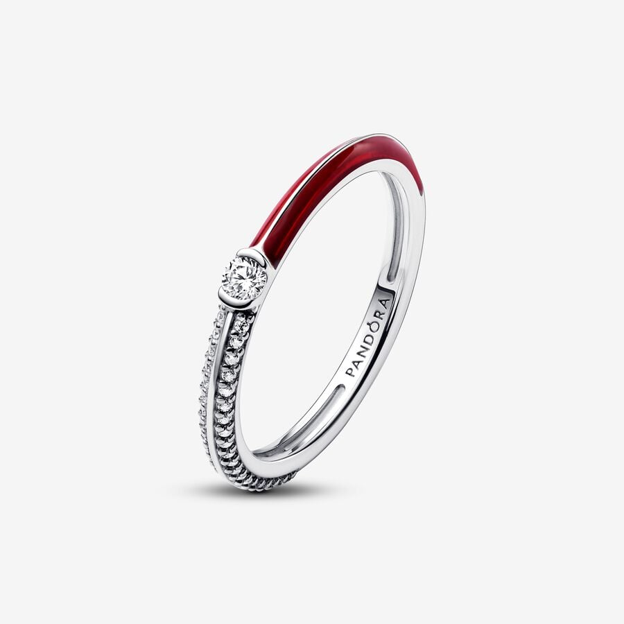 Pandora ME Pavé Red Dual Ring – Coe Stores