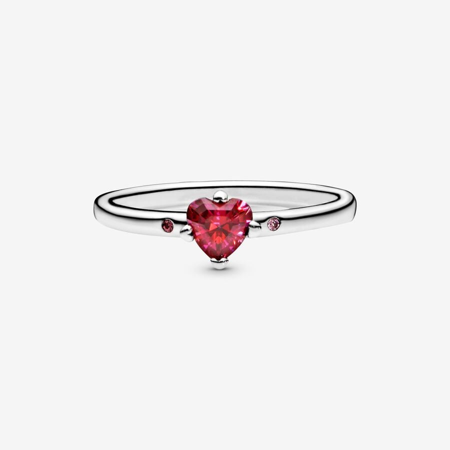 Pandora Sparkling Red Heart Ring – Coe Stores