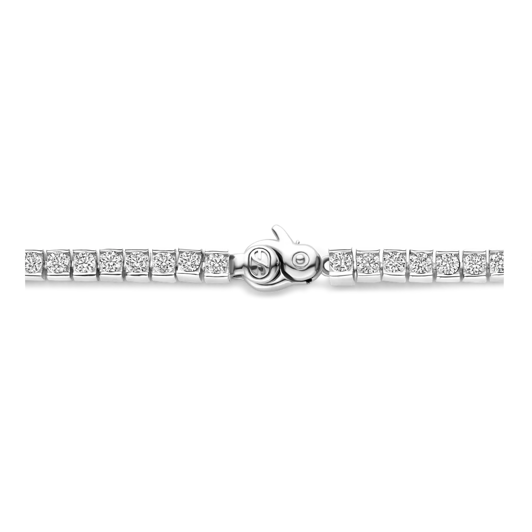 TI SENTO Silver Tennis Bracelet 23039ZI.
