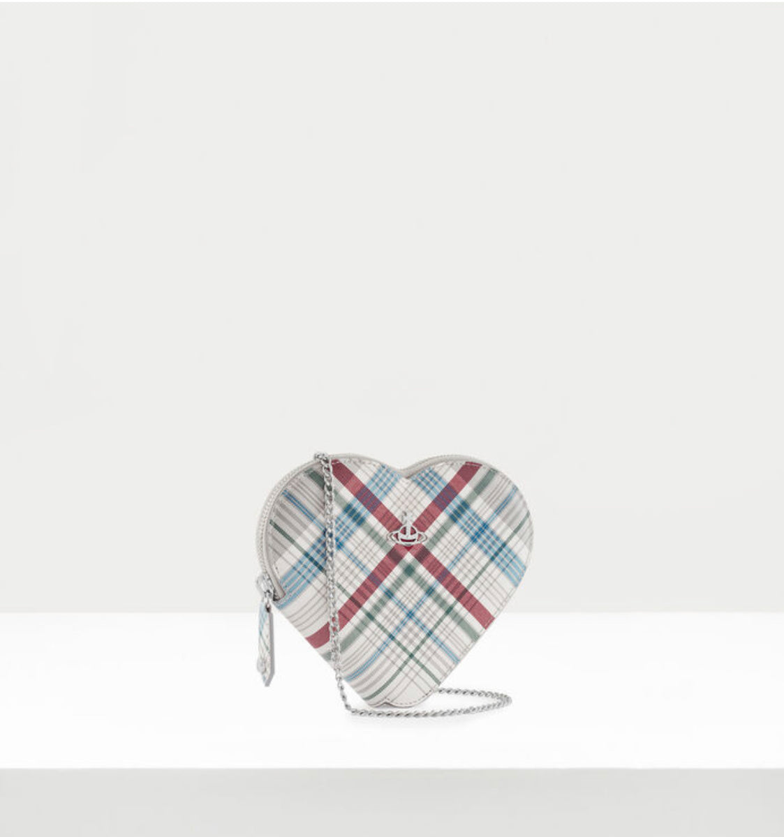 Vivienne Westwood Saffiano Madras Check Heart Crossbody Bag – Coe & Co.  Stores