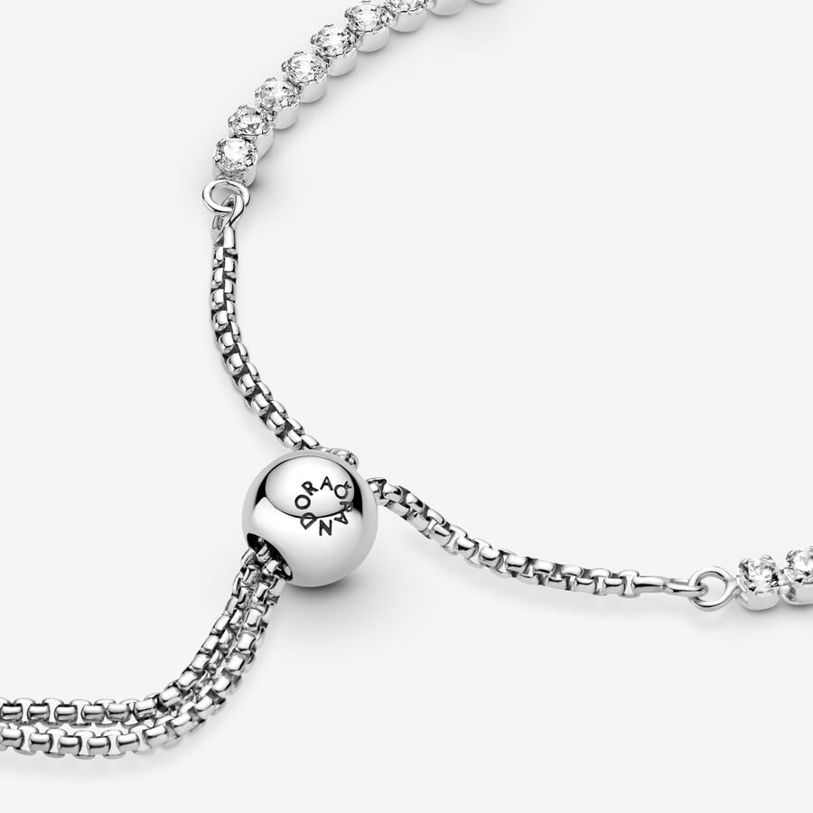 Pandora Sparkling Slider Tennis Bracelet