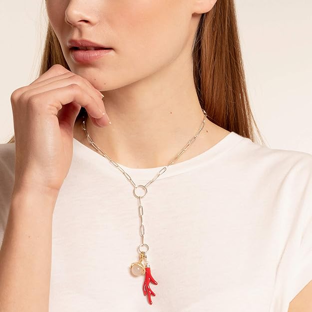 Thomas Sabo Sterling Silver Red Coral Pendant Charm