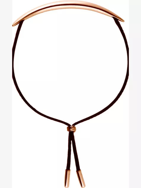 Shaun Leane Quill Leather Bracelet - Rose Gold Vermeil