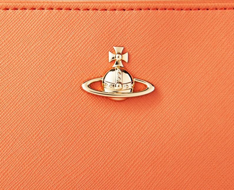 Vivienne Westwood Squire Square Crossbody Bag Orange