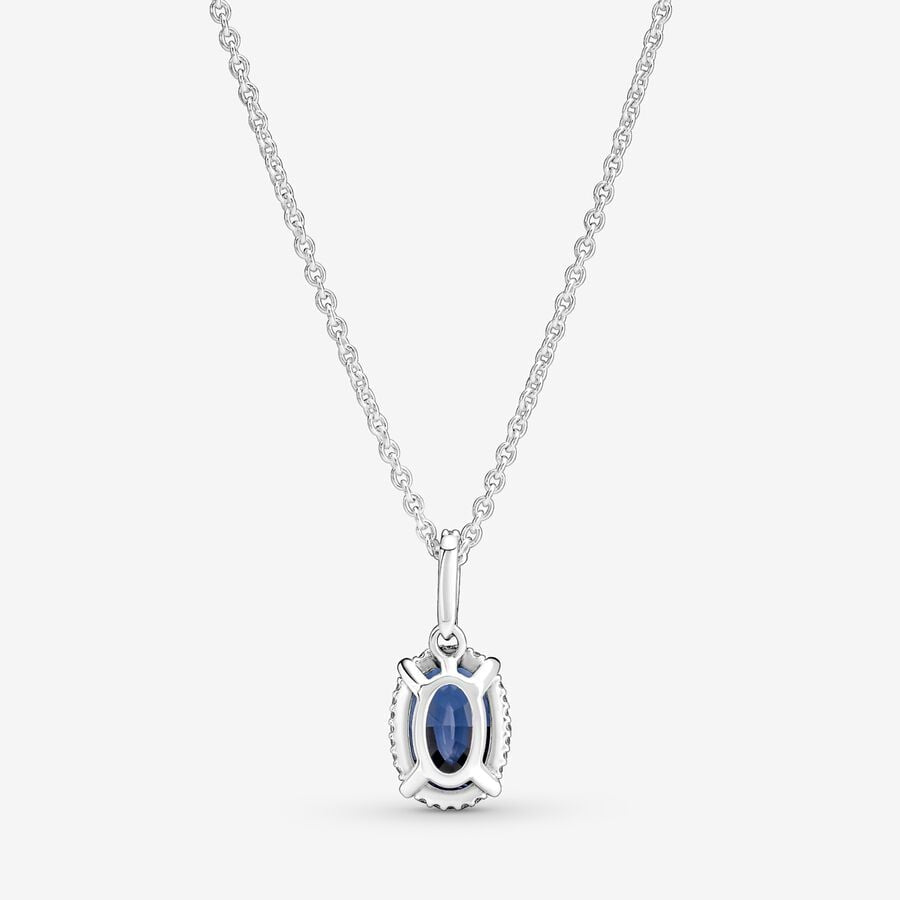 Pandora Sparkling Statement Halo Pendant Necklace