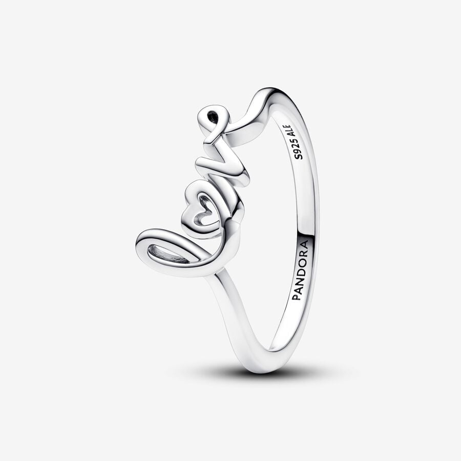 Pandora Handwritten Love Ring - Main Image