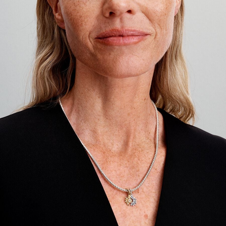 Pandora Splittable Sun Moon Dangle Charm