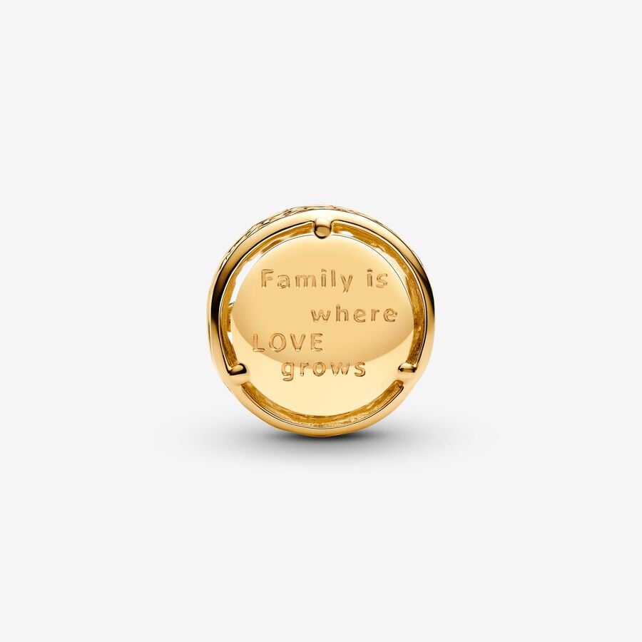 Pandora Openwork Family Roots Charm Gold