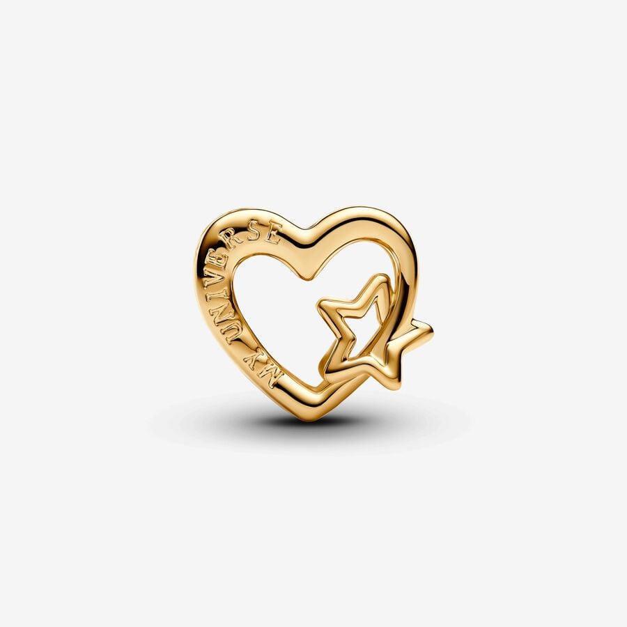 Pandora Openwork Family Heart & Star Charm