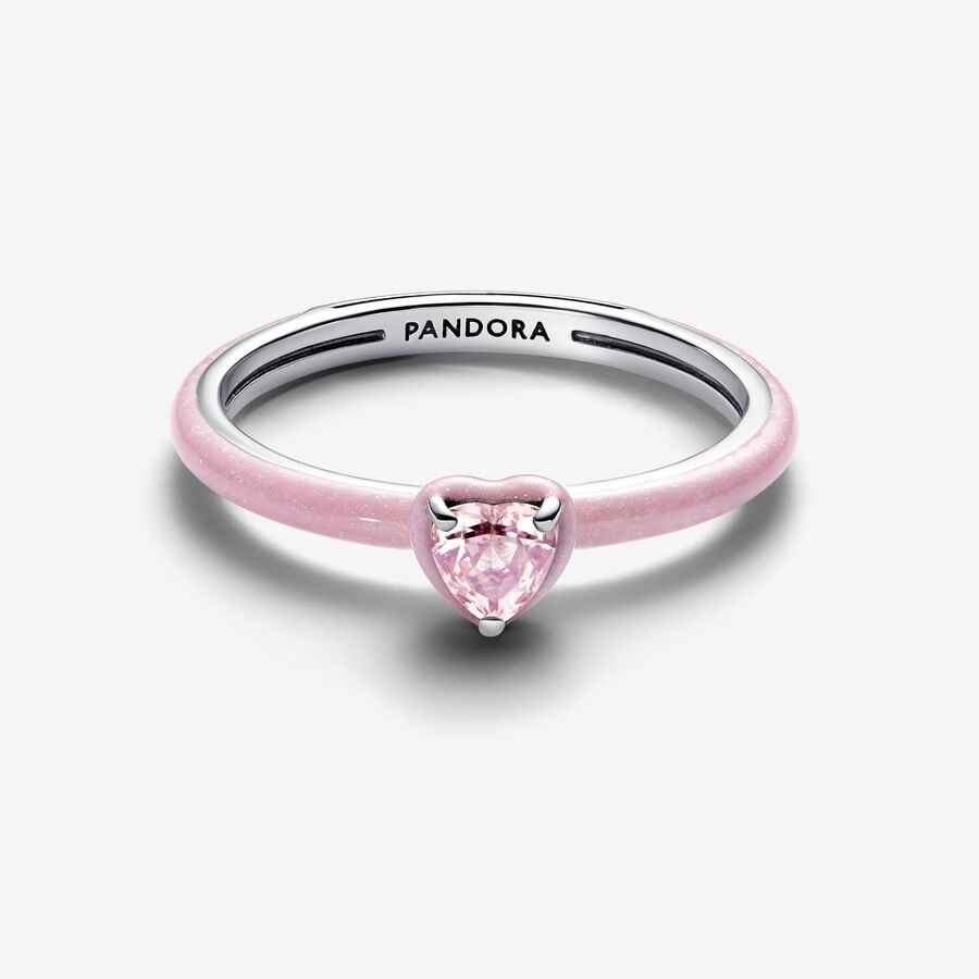 Pandora ME Pink Chakra Heart Ring