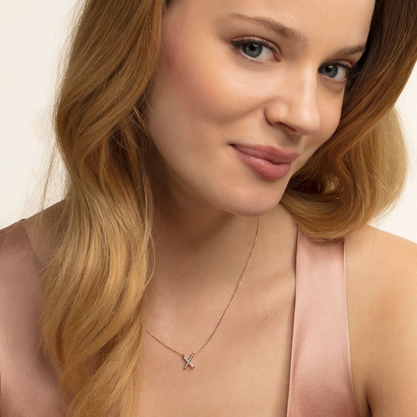 Thomas Sabo Rose Gold X Necklace