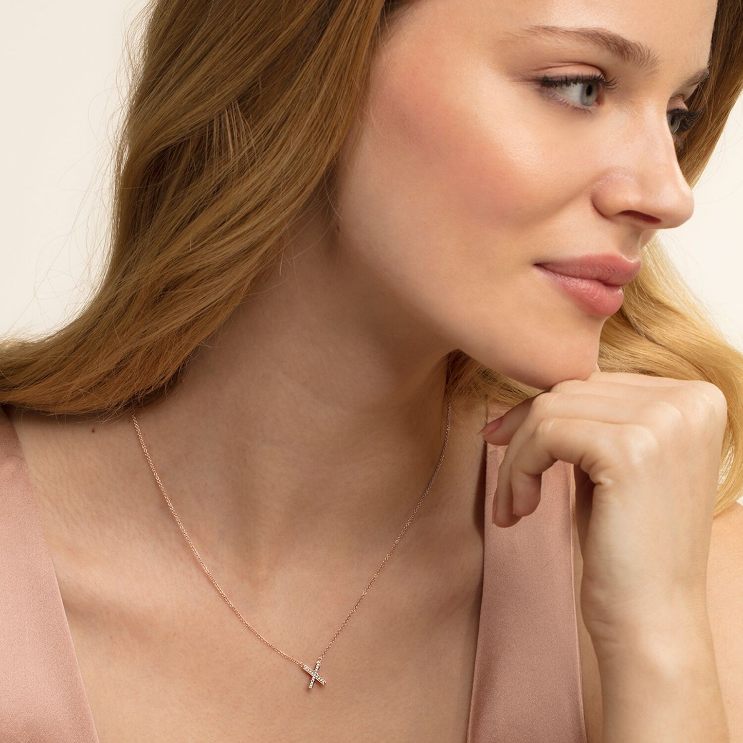 Thomas Sabo Rose Gold X Necklace