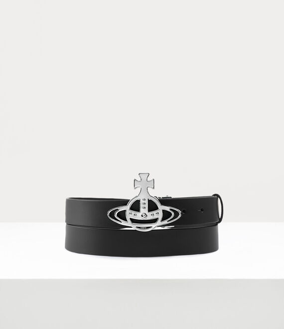 Vivienne Westwood Line Orb Silver Belt