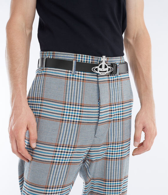 Vivienne Westwood Line Orb Silver Belt