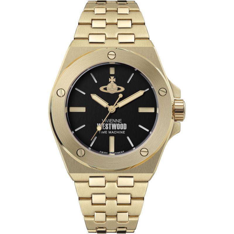 Mens gold vivienne westwood watch sale