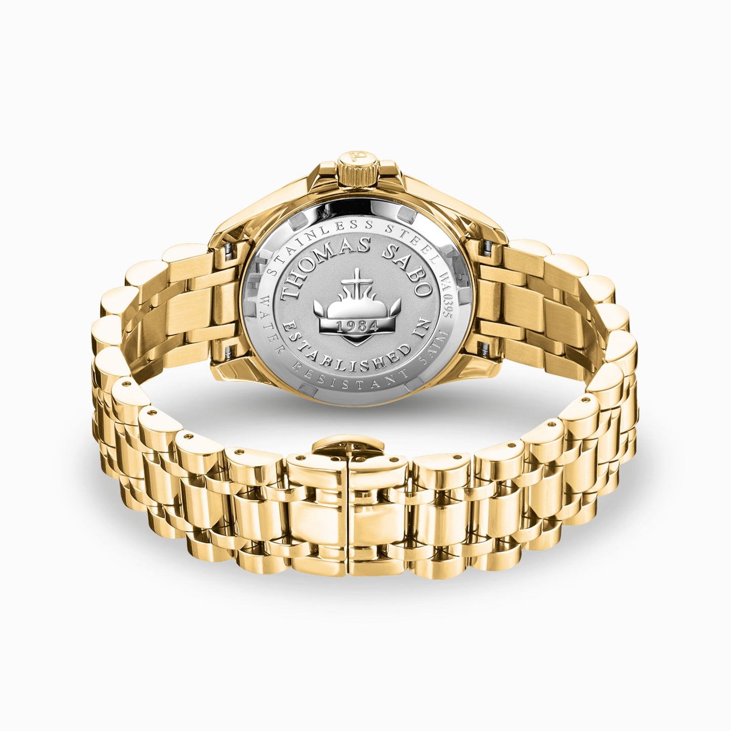 Thomas Sabo Divine Rainbow Coloured Stones Yellow Gold-coloured Watch