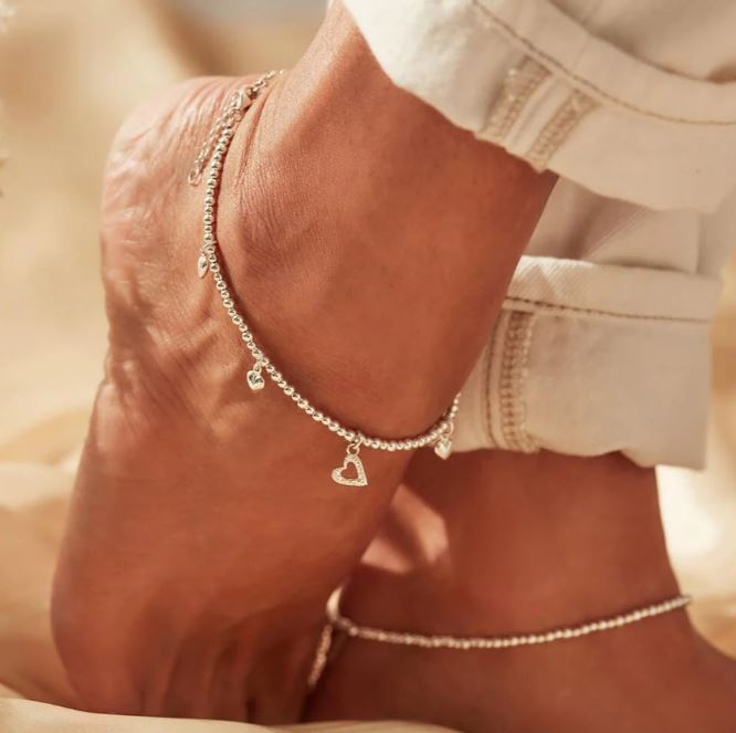 ChloBo Mini Cute Multi Heart Anklet