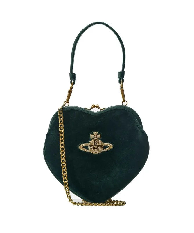 Vivienne Westwood Belle Heart Frame Purse Green