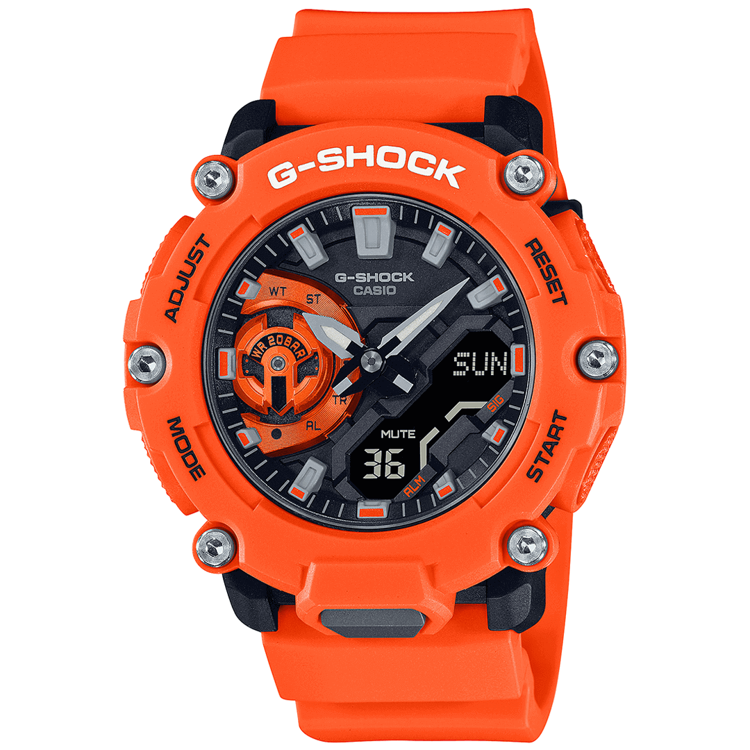 Casio G Shock Carbon Core Guard Orange Men s Watch Coe Co. Stores