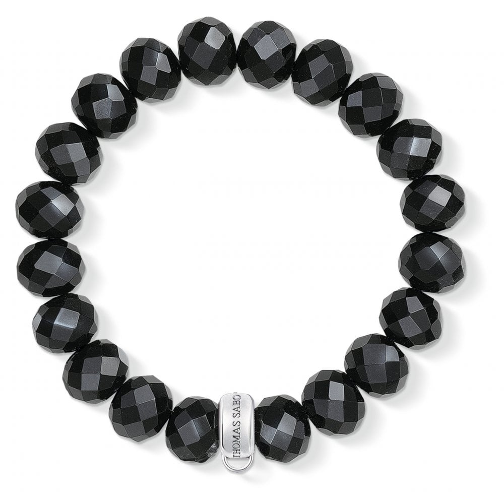 Thomas Sabo Obsidian Black Charm Bracelet