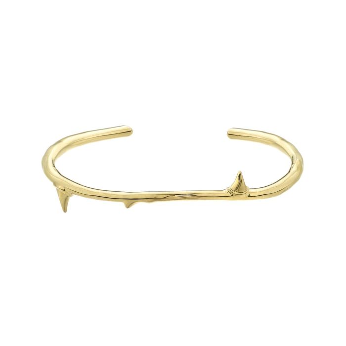 Load image into Gallery viewer, Shaun Leane Rose Thorn Gold Tone Bangle
