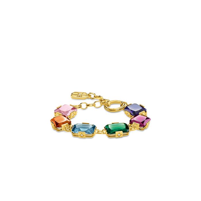 Thomas Sabo Bracelet Large Colourful Stones