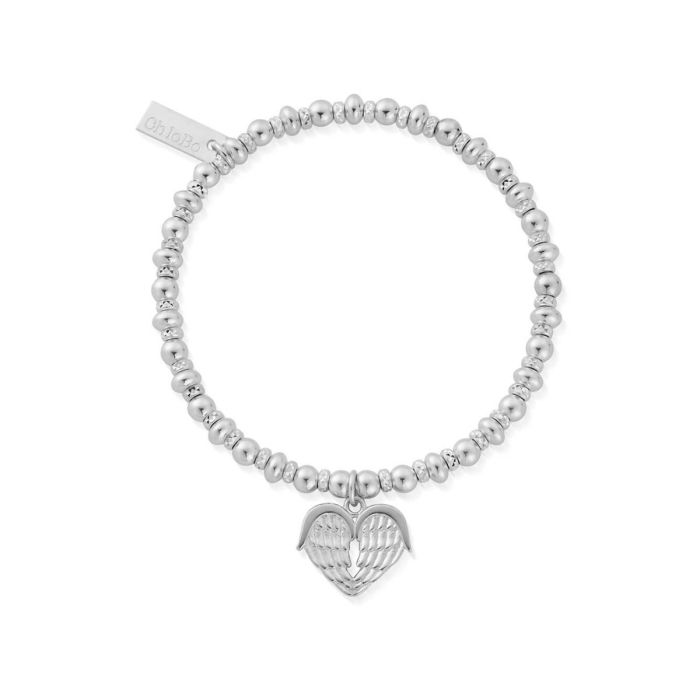 ChloBo Silver Didi Sparkle Heavenly Heart Bracelet