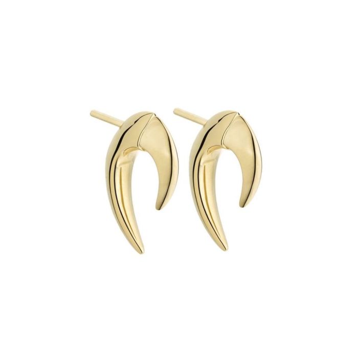 Shaun Leane Mini Talon Gold Tone Earrings