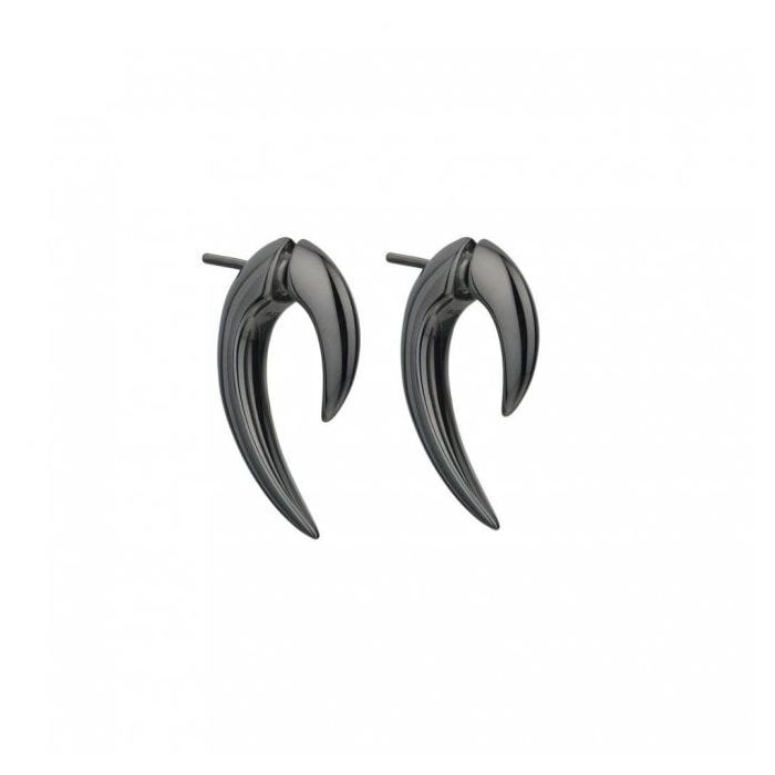 Load image into Gallery viewer, Shaun Leane Talon Silver Black Rhodium Earrings

