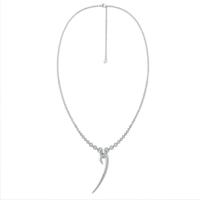 Shaun Leane Drop Hook Necklace Silver