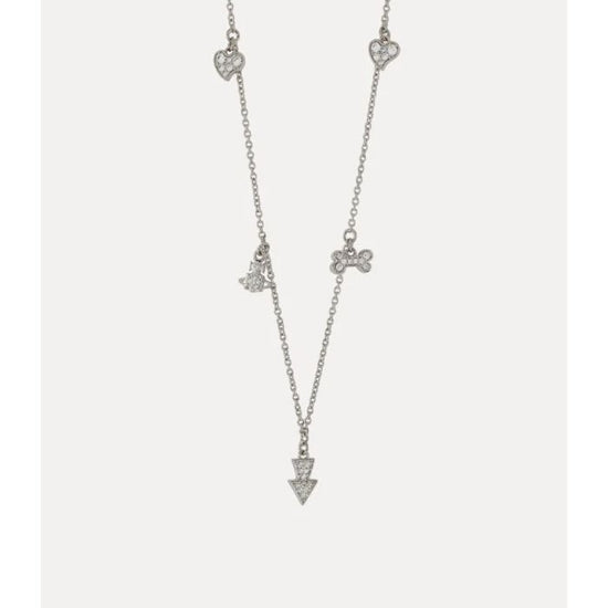 Vivienne Westwood Brandita Silver Tone Necklace