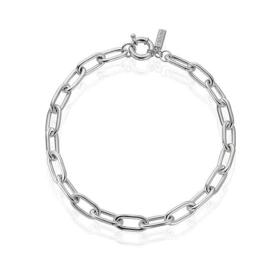 ChloBo Couture Silver Chunky Link Necklace