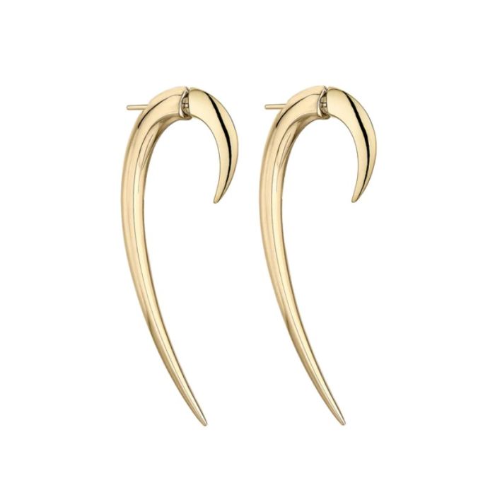 Shaun Leane Gold Tone Hook Size 2 Earrings