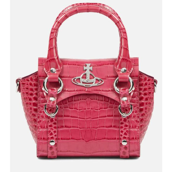 Vivienne Westwood Betty Mini Handbag with Chain in Pink