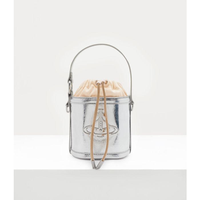 Silver vivienne hot sale westwood bag