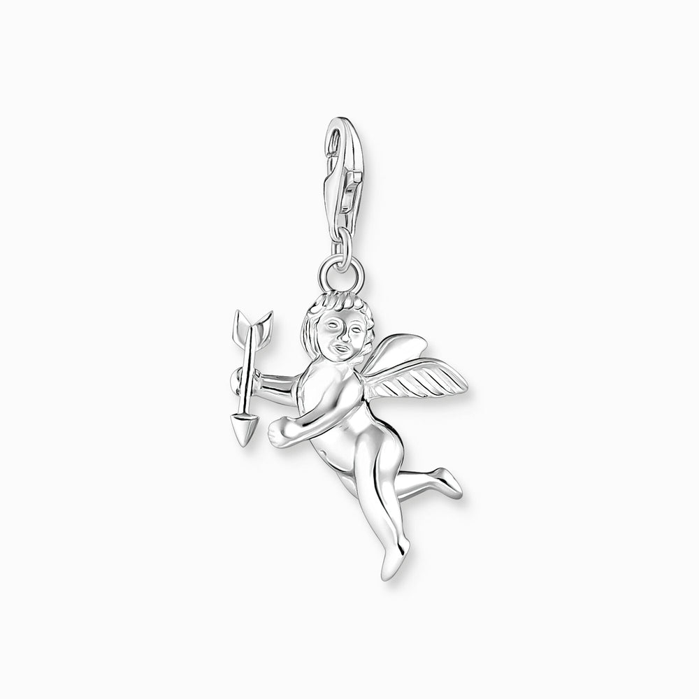 Thomas Sabo Silver Cupid Angel Pendant Charm