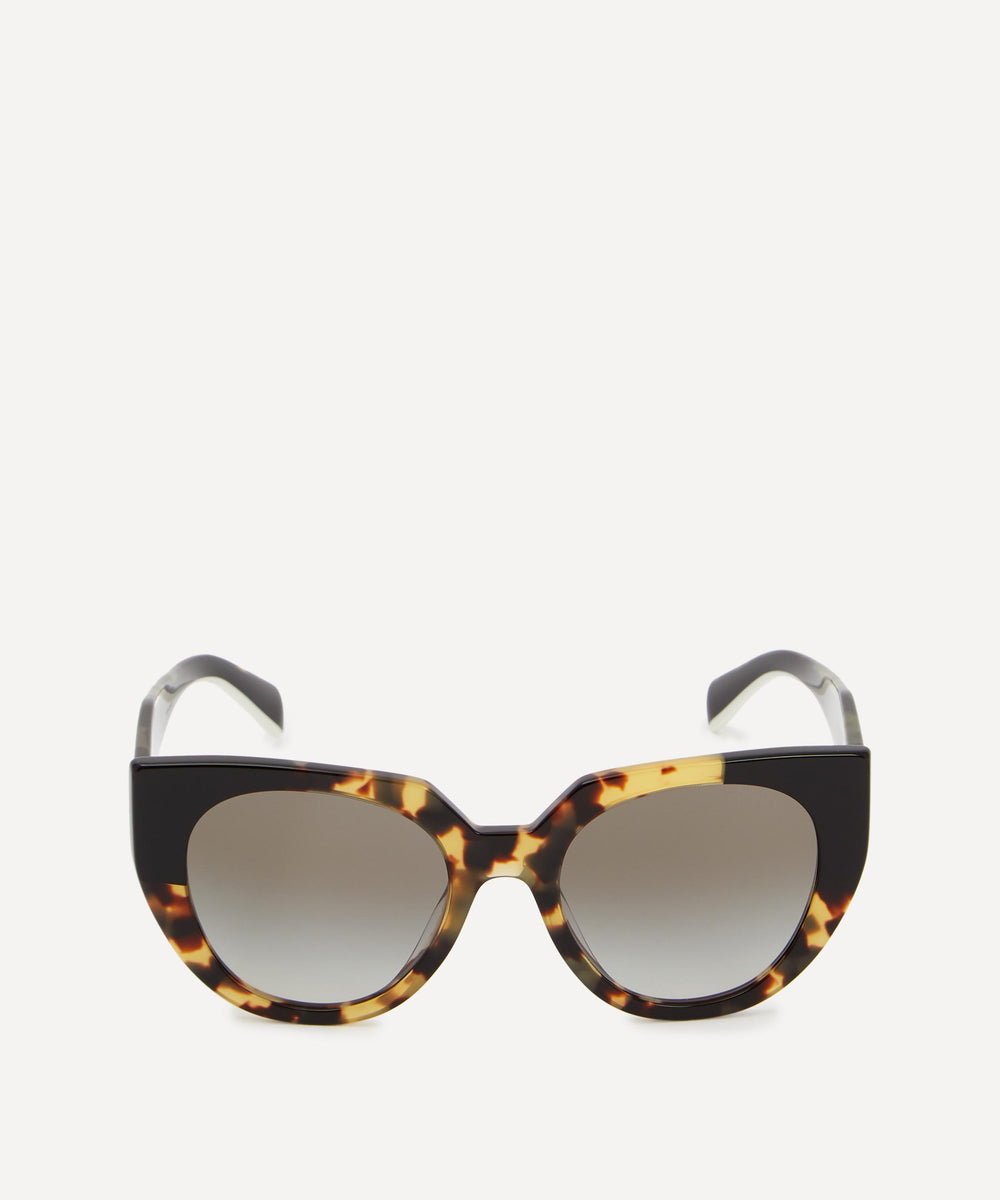 Prada Oversized Acetate Cat-Eye Sunglasses