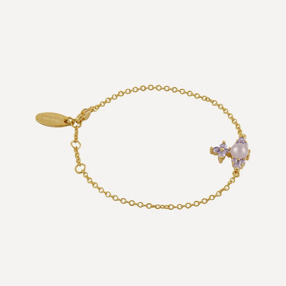 Vivienne Westwood Feodora Gold Tone Bracelet