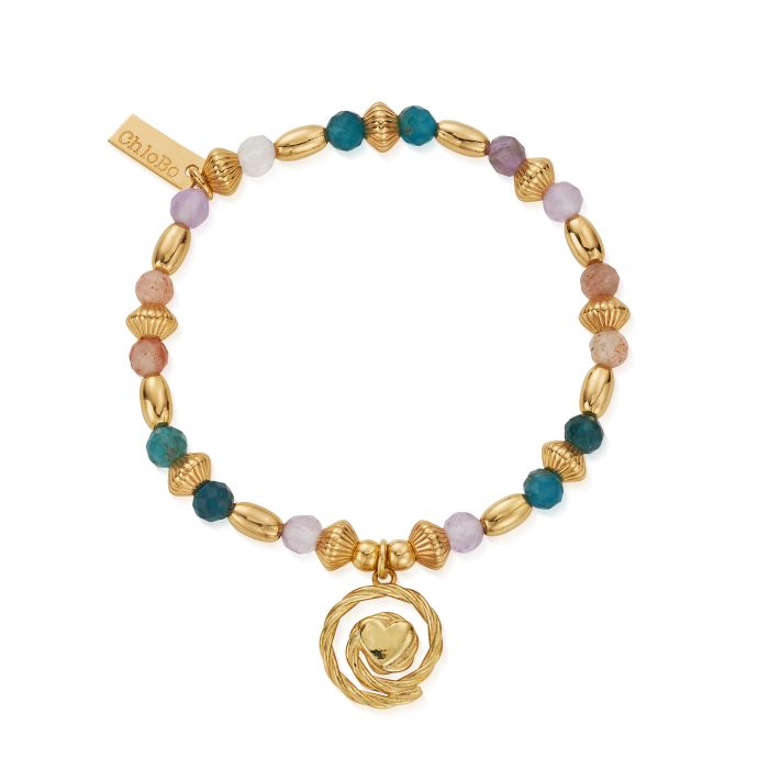 Load image into Gallery viewer, ChloBo Gold Spiritual Love Bracelet
