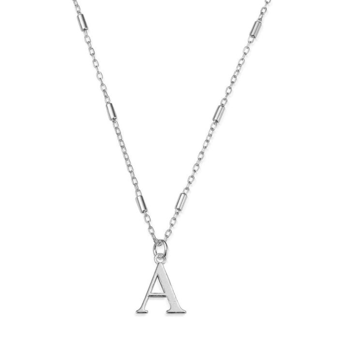 ChloBo Silver Iconic Initial Necklace - A