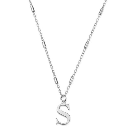 Load image into Gallery viewer, ChloBo Silver Iconic Initial Necklace - S
