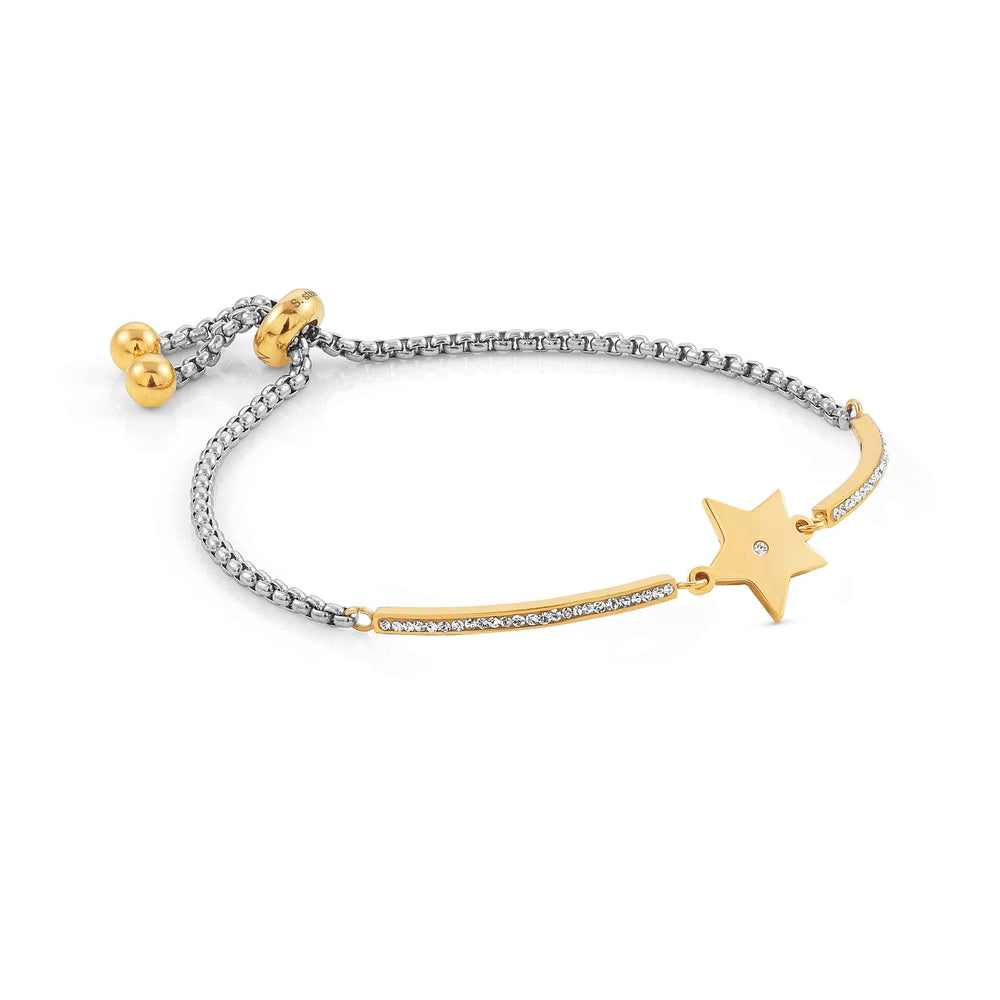 Nomination Milleluci Yellow Gold Star with CZ Bracelet