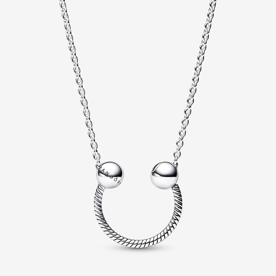 Pandora Moments U-shape Charm Pendant Necklace