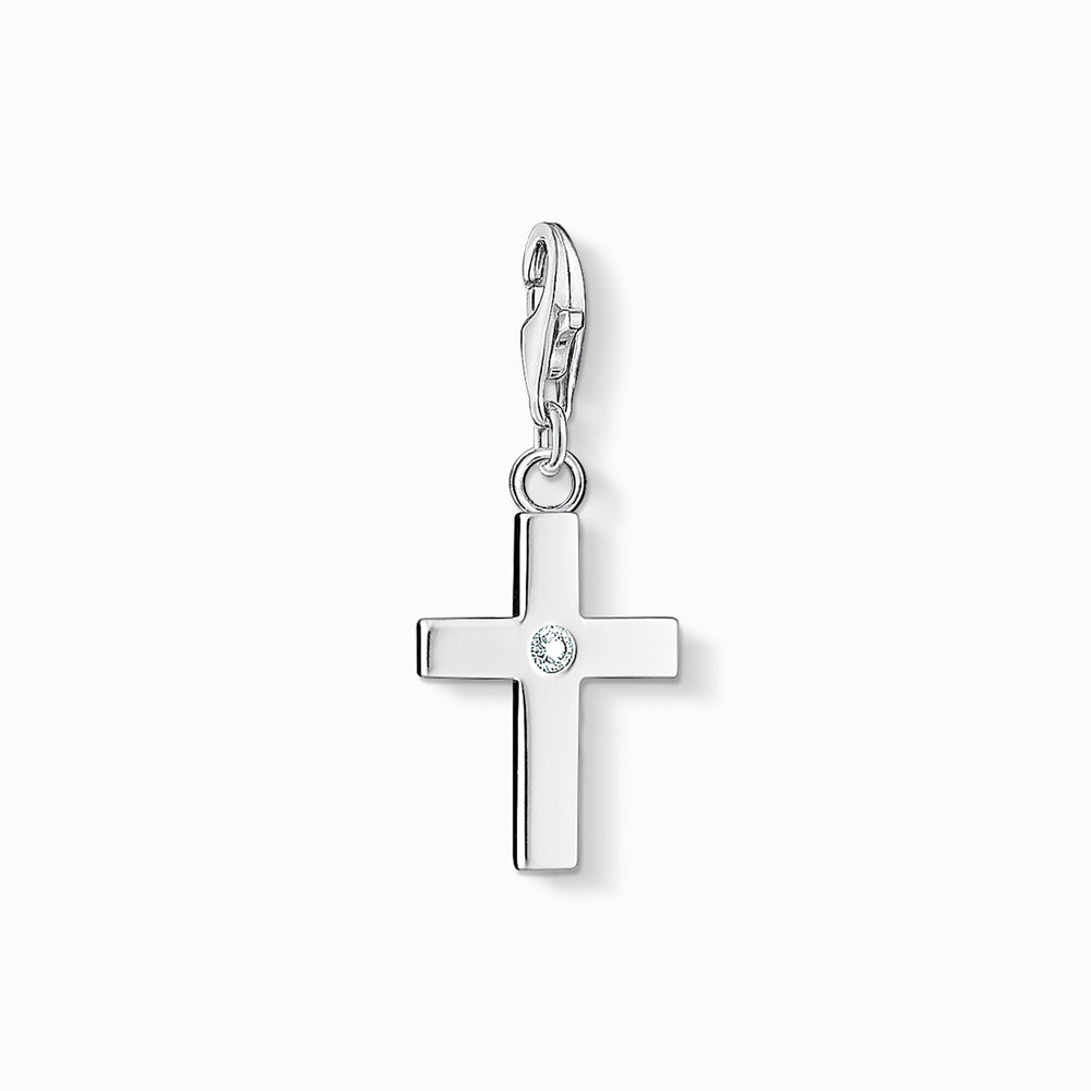 
                      
                        Thomas Sabo Sterling Silver Cross Pendant Charm
                      
                    