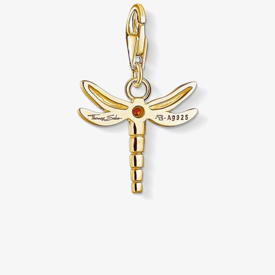 
                      
                        Thomas Sabo Gold Plated Multi-Stone Dragonfly Pendant Charm
                      
                    