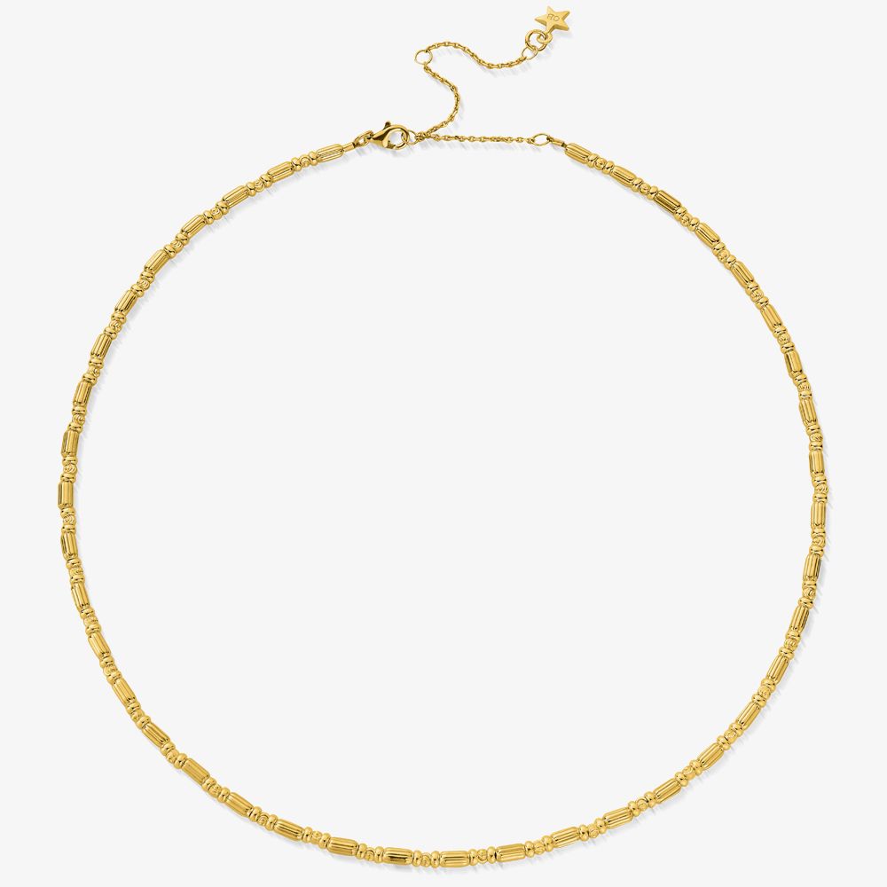 ChloBo Eternity Gold Tone Beaded Necklace